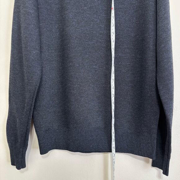 True Rock 1/4 Zip Blue Black Pullover Sweater Size Large - Picture 4 of 10